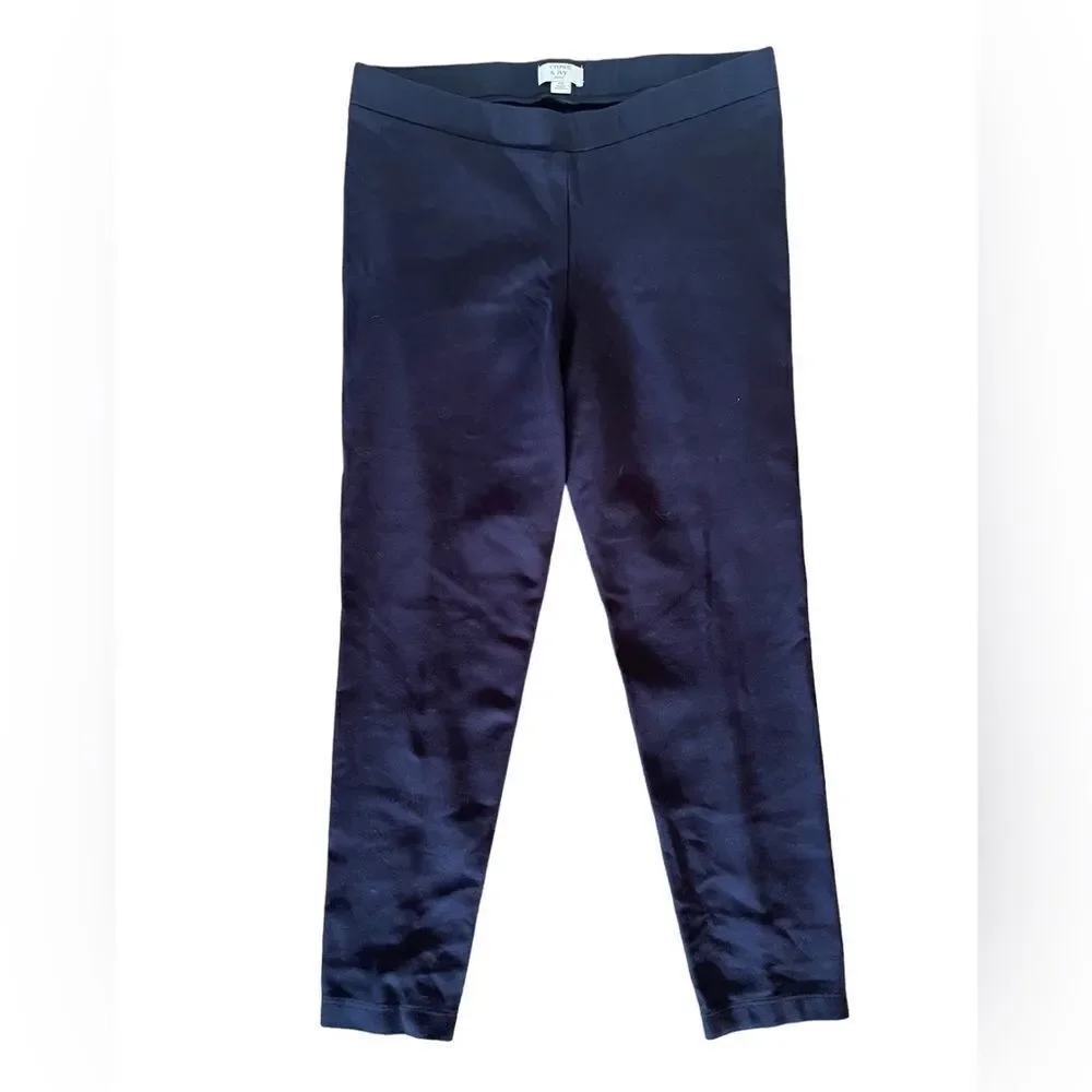 Crown & Ivy Petite Women’s Dark Blue Elastic Stretch Activewear Leggings Size:PM